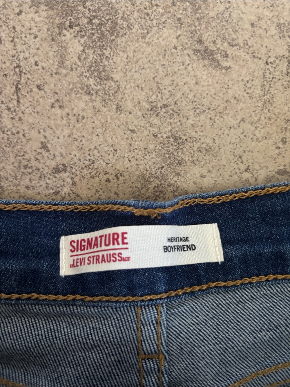 Classic Signature Levi Strauss Heritage Boyfriend Straight Leg Jeans Size 6 - Picture 2 of 5